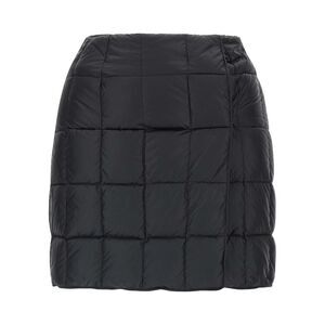 IENKI IENKI Black Nylon Long Women's Skirt